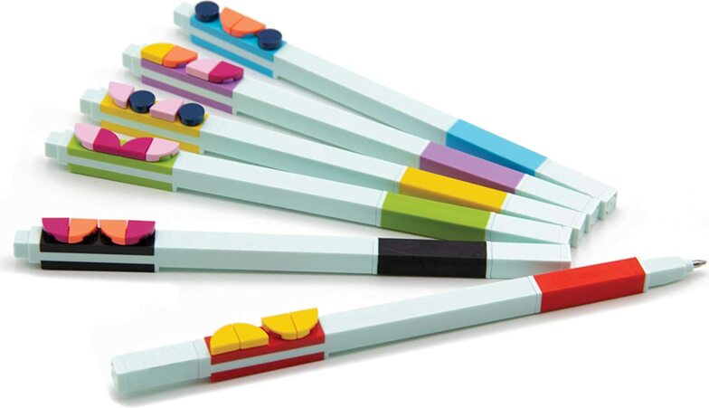 Penne gel LEGO® DOTS, mix di colori - 6 pz - Attrezzatura scolastica