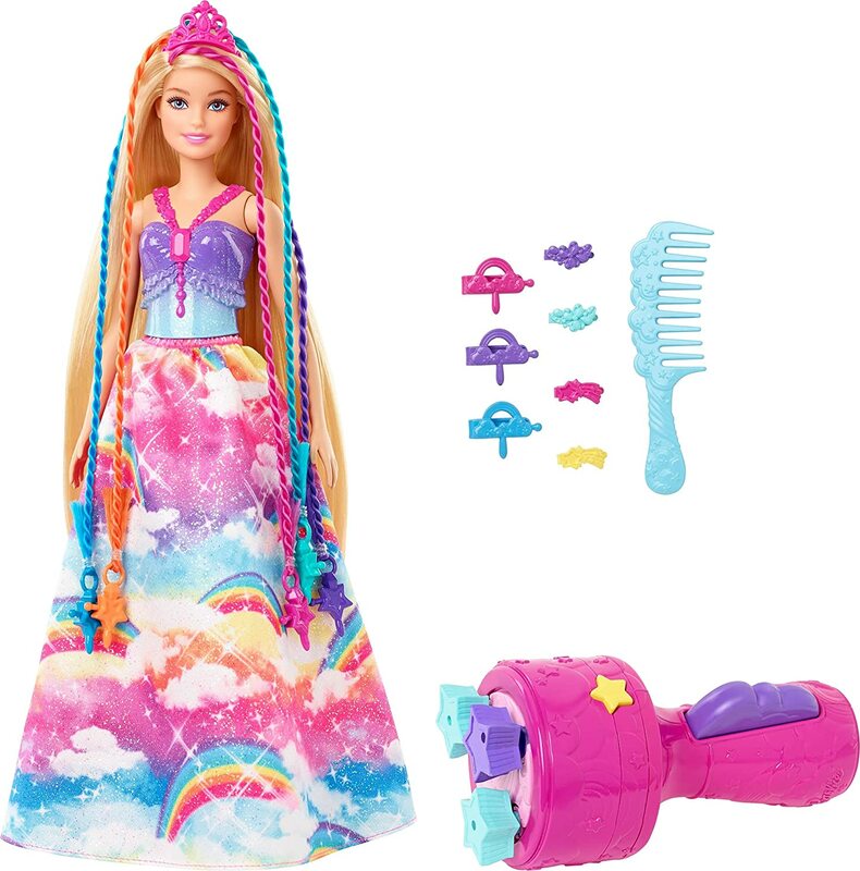 Fruitful witch lame Set de jocuri Mattel Barbie Princess cu păr colorat - Păpuși Barbie |  RaiJucării.ro
