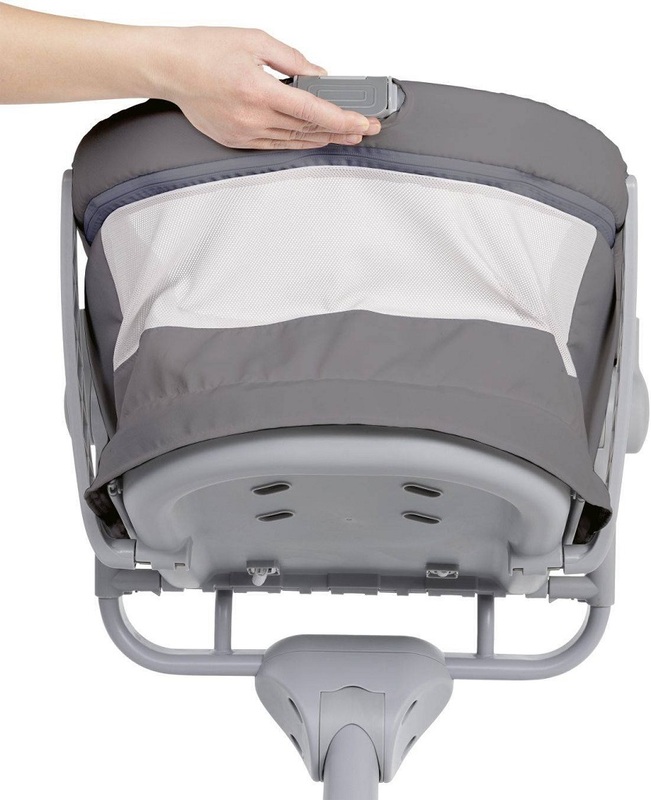 CHICCO Lettino/sedia/sedia Chicco Baby Hug Air 4 in 1 - Grigio Scuro -  Lettini e barriere