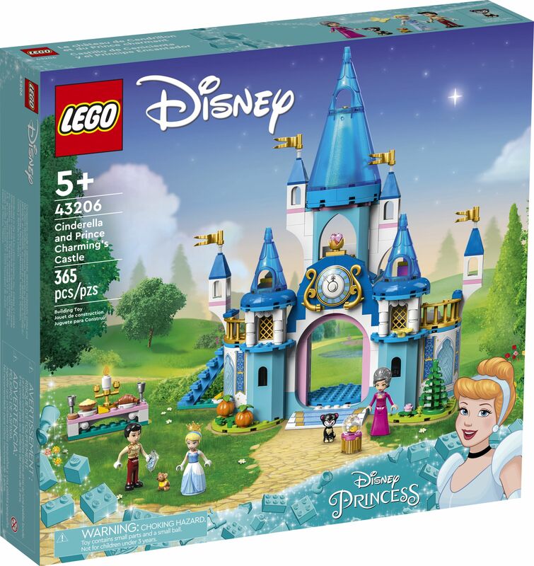 LEGO® - Disney Princess™ 43206 Schloss von Aschenputtel und der hübsche  Prinz - LEGO® Disney™
