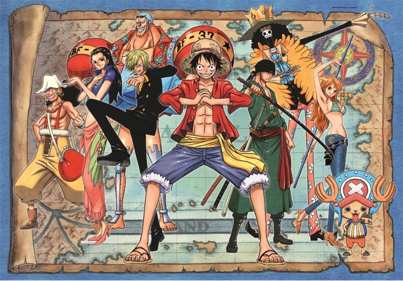 Clementoni - Collezione Puzzle Anime: One Piece 500 pezzi - Puzzle 500d