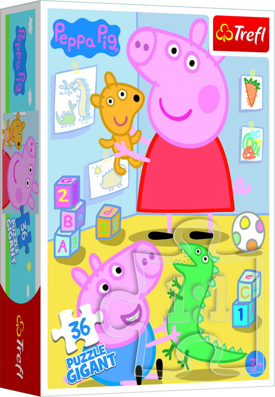 Willing guard Blank Puzzle GIGANT 36 - Peppa Pig - Puzzle pentru copii | RaiJucării.ro