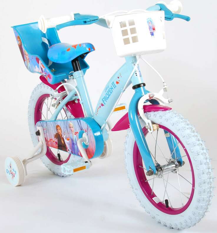 Bicicletta per Bambini Unisex-Youth Disney Frozen 2 92050 Kleinkind Blu 
