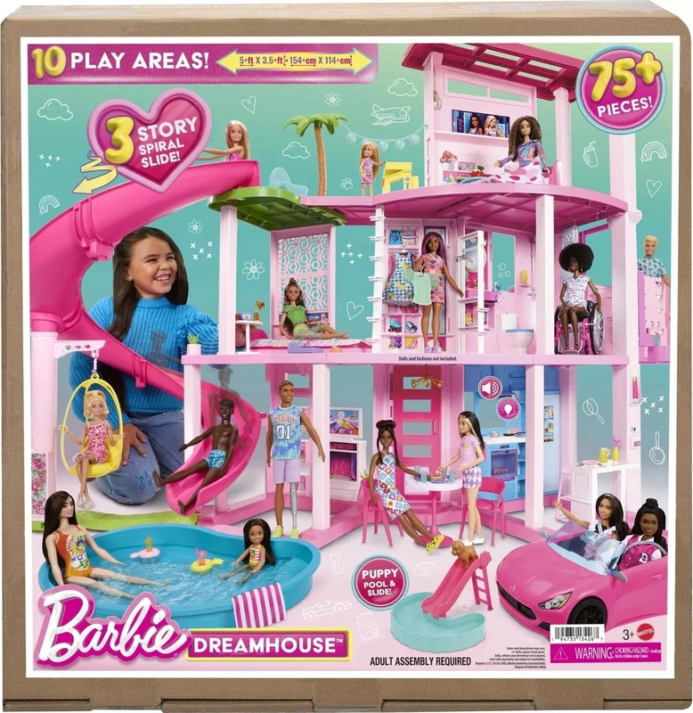 Barbie - Set Camera da letto di Barbie, include una bambola in