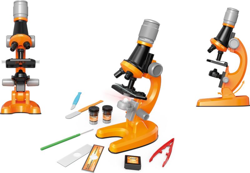 Microscopio Scientifico con Luce e Accessori – The Toys Store