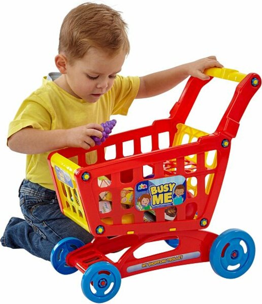 Carrello Giocattolo Spesa per Bambini 43x31x50 cm Rosso – acquista su  Giordano Shop