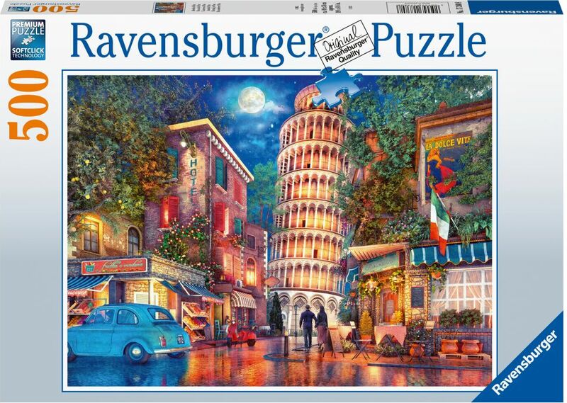 Ravensburger Vicoli a Pisa 500 pezzi - Puzzle 500d