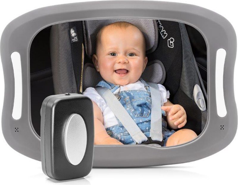 REER Specchio di sicurezza LED grande - Specchietti retrovisori per bambini