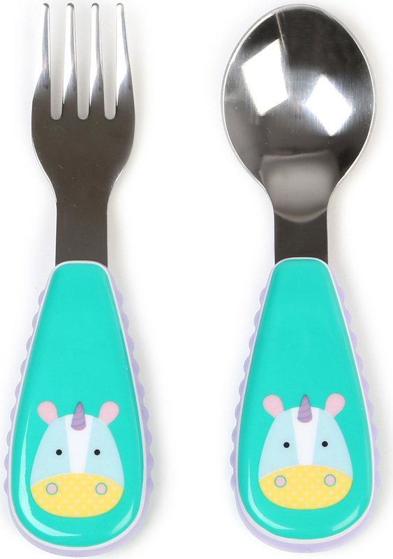 Cucchiaio zoo/forchetta-Unicorno - Piatti e posate per bambini