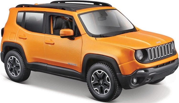 Maisto - Jeep Renegade, arancione, 1:24 - Automobili