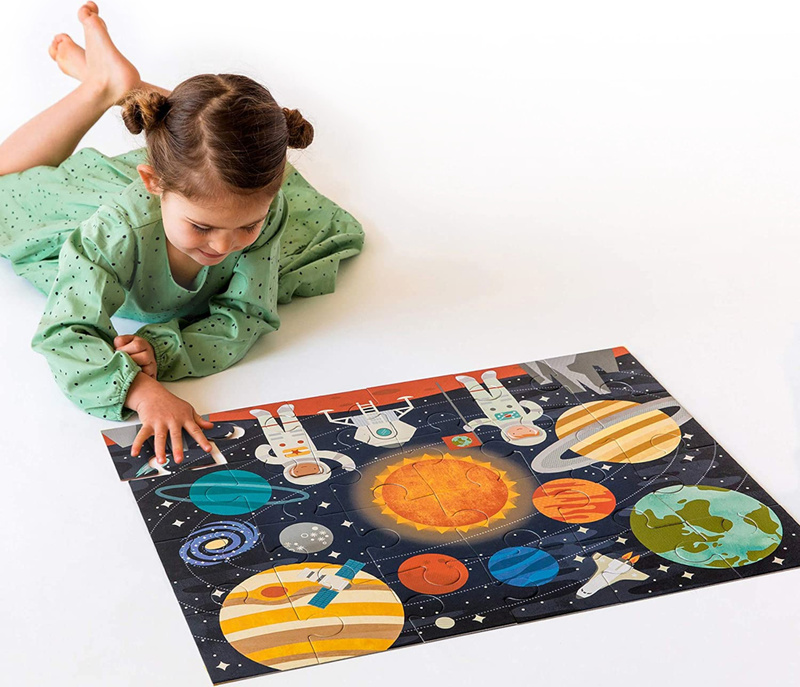 Puzzle da pavimento 24 pezzi per bambini Tappetino pavimento in