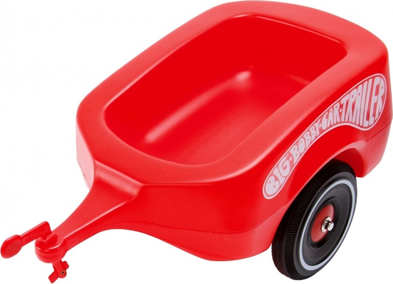 BIG Bobby Car Anhänger - rot - Karren und Türsteher