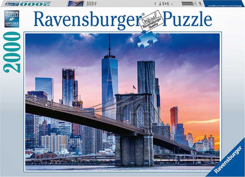 Eve replica to play Ravensburger New York cu zgârie-nori de 2000 de piese - Puzzle 2000 buc |  RaiJucării.ro