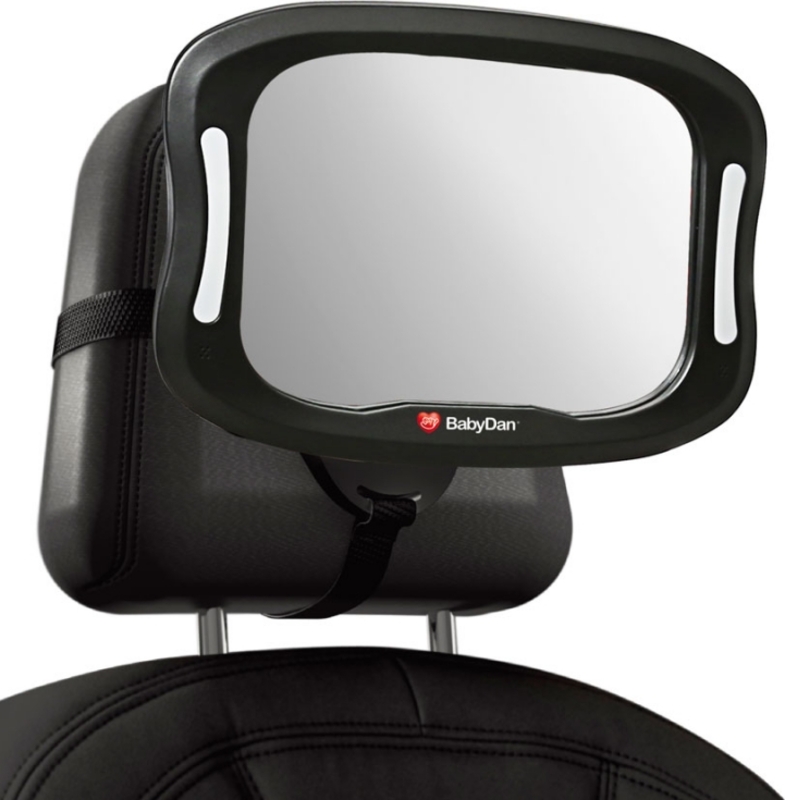 BABYDAN Specchio per auto con retroilluminazione a LED - Specchietti  retrovisori per bambini