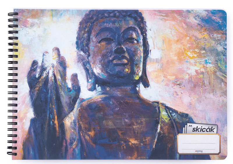 Quaderno da disegno A4 (50 fogli) OXYBAG Buddha - Accessori per la scuola