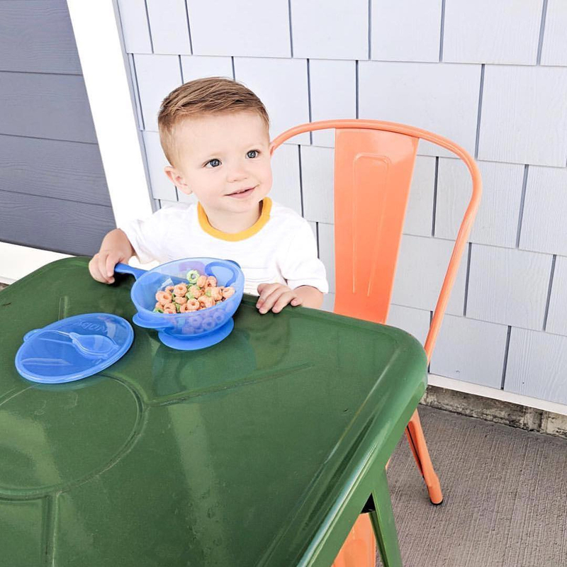 Piatto con ventosa -piatti per bambini -Svezzamento – Loo.Up