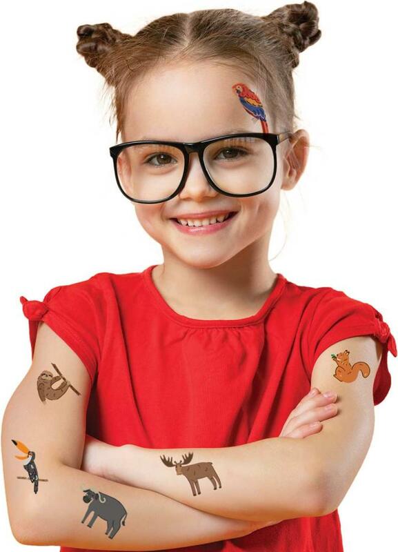 TATTonMe Tatuaggi dal vivo per bambini animali americani - Salone di Moda  per Bambini