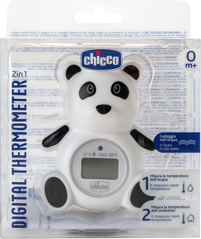 CHICCO Termometro acqua e aria digitale Panda 2in1 - Termometri