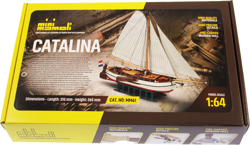 MM61 Modello kit barca CATALINA serie Mini Mamoli scala 1:64 
