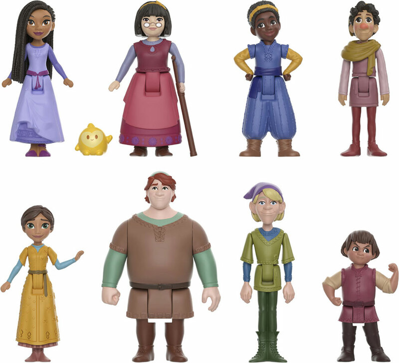 Mattel Disney Wish Set di mini figure - Bambole Disney