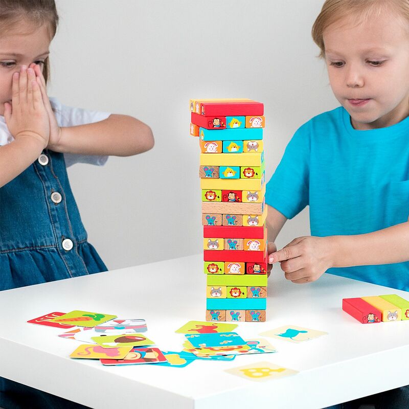 Lucy & Leo 236 Indovina chi - gioco Jenga in legno per bambini - Giochi  per bambini