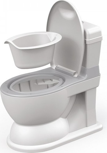 Toilette per bambini XL 2in1, grigio - Vasini e accessori
