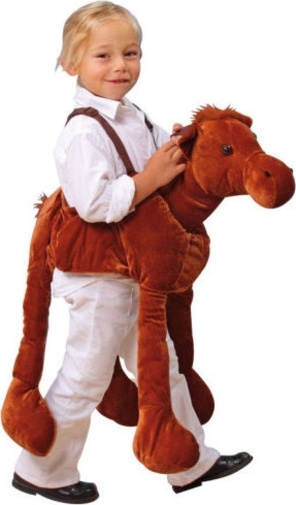 BETZOLD Costume da cavallo per bambini Colore: marrone scuro - Costume per  ragazze
