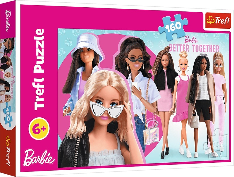 Trefl Puzzle 160 pezzi - Barbie e il suo mondo - Puzzle per