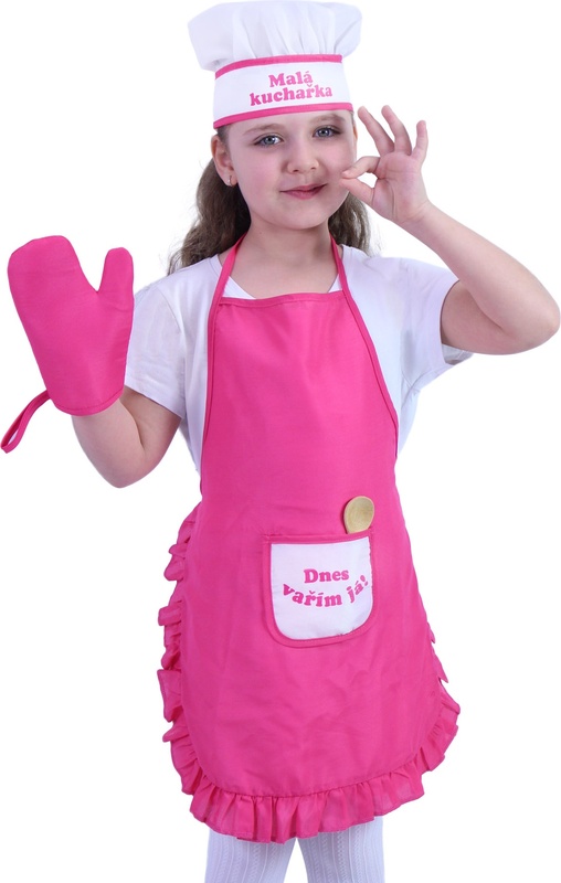 Costume da cuoco per bambini con accessori - Costume per ragazze