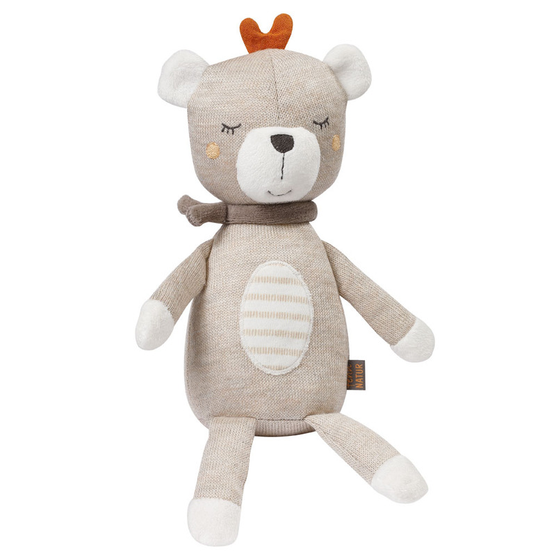 Peluche in cotone organico, Orsetto piccolo 3mesi +