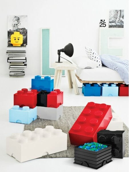 Scatola portaoggetti LEGO® 8 - blu 250 x 500 x 180 mm - LEGO® Storage
