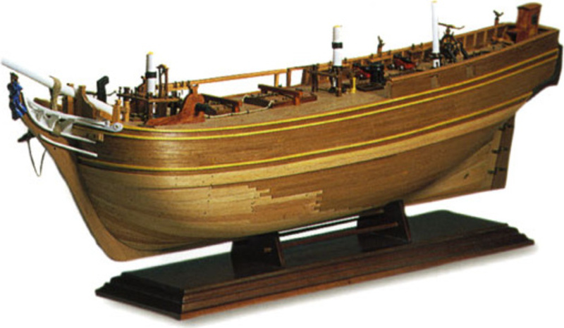 Bauplan HMS Bounty Modellbauplan Historisches Schiffsmodell 