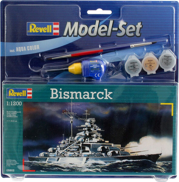 Schiffmodell Bismarck Schlachtschiff Modell Schlachtkreuzer 1:700 Spielzeug Boot 