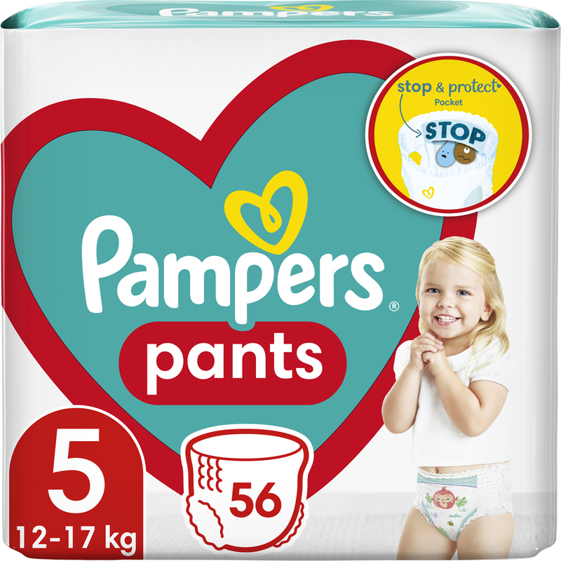 PAMPERS Pannolini Active Baby Pants taglia 5 (56 pz.) 12-17 kg - Pannoloni  a mutandina