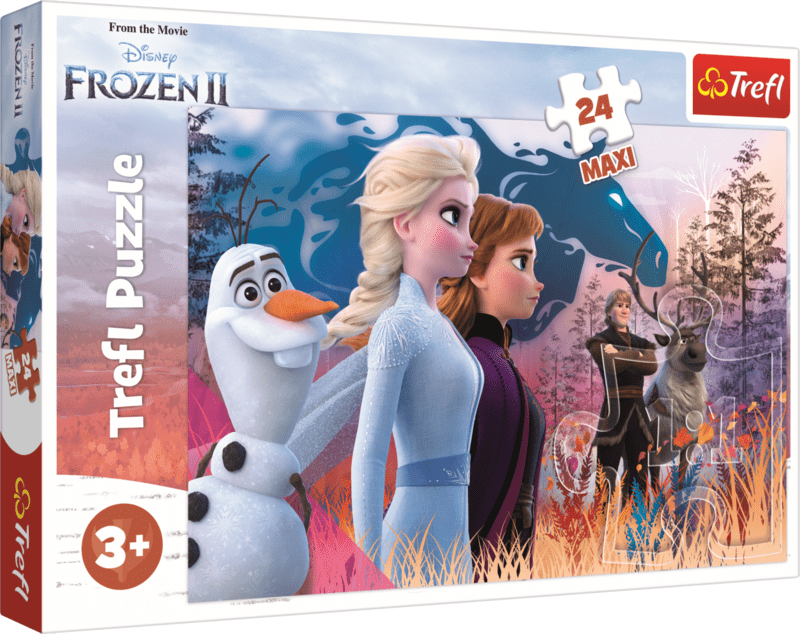 Trefl 3 in 1 20+36+50 Teile Kinder Disney Eiskönigin 2 Anna Elsa Puzzle Neu 