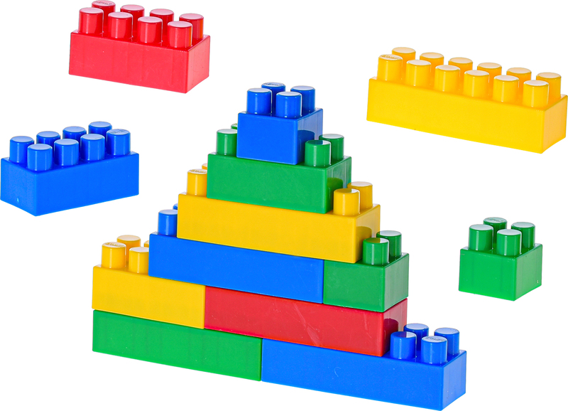 1, 2 o 3 set da 330 blocchi da costruzioni per bambini