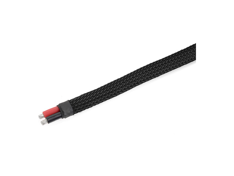 CRG-001-10M | Organizzatore, copertura, treccia per cavi e fili | Nero 20 mm