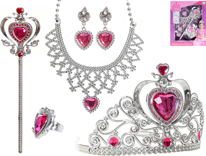 Set di bellezza per la principessa, 5 accessori in una scatola -  Bigiotteria e accessori