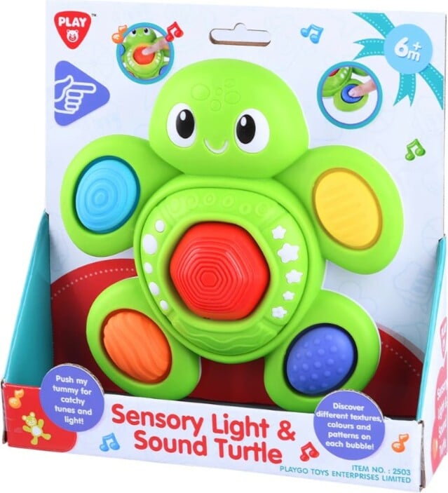 Licht- Klangschildkröte und Motorisches Spielzeug - - PLAYGO