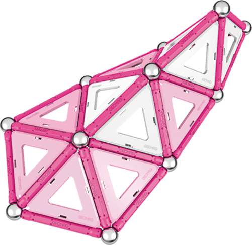 68-teilig Geomag PINK Magnetkonstruktionen Lernspiele Konstruktionsspielzeug 