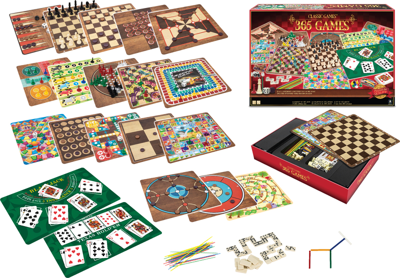 Un set di 365 giochi da tavolo in una scatola - Giochi per tutta la  famiglia