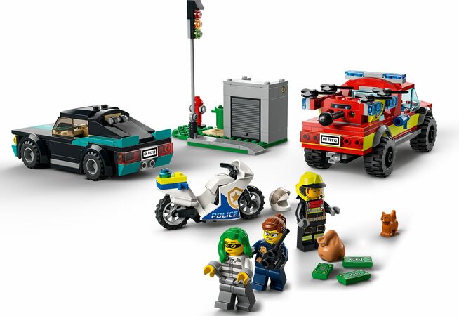 LEGO® City 60319 Pompieri e polizia inseguono - LEGO® City