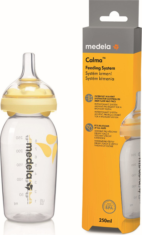 MEDELA Biberon per bambini allattati al seno Calma™ - con biberon da 250 ml  - Biberon