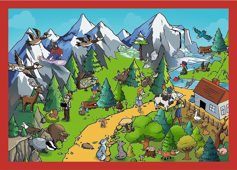 Trefl Puzzle Lama In Montagna 500 Pezzi – Per Adulti E Bambini Dai 10 Anni, Qualità Premium