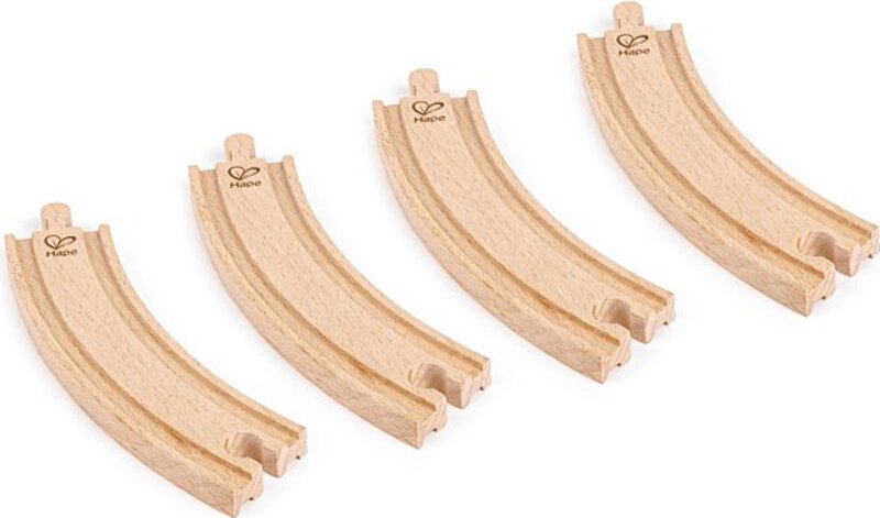 Hape Binario Ferroviario In Legno A Y (2 Pezzi) | Ampliamento Treno Per Bambini 3+ | Compatibile Con Altri Marchi