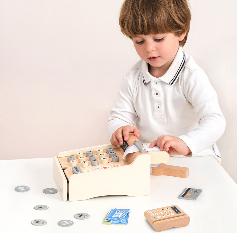 New Classic Toys Puzzle A Pioli In Legno 10442 - 16 Pezzi Colorati, Giocattolo Educativo Sicuro Per Bambini
