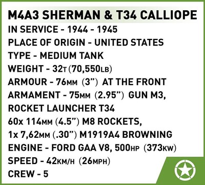 2569-M4A3 Sherman & T34 Calliope-technical-specification.jpg