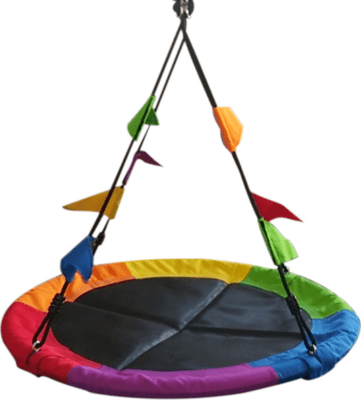 S418-2 nest swing with colorful flags.jpg