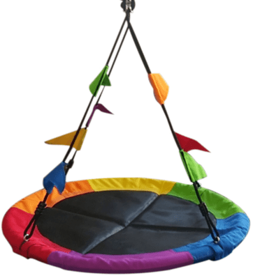 S418-2 nest swing with colorful flags.jpg