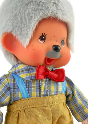 Monchhichi-GranPa-Plush-with-Suspenders-and-Red-Bow-Tie-Detail-View-by-Sekiguchi-at-jellybeet.com-23